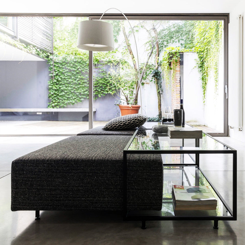 Rectangular Pouf ZOOM Black Structure by Uto Balmoral 02