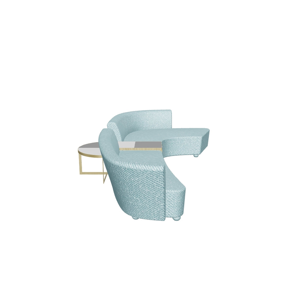 Left & Right Side Four-Seater Sofa BAIA by Piero Angelo Orecchioni for Marioni 2