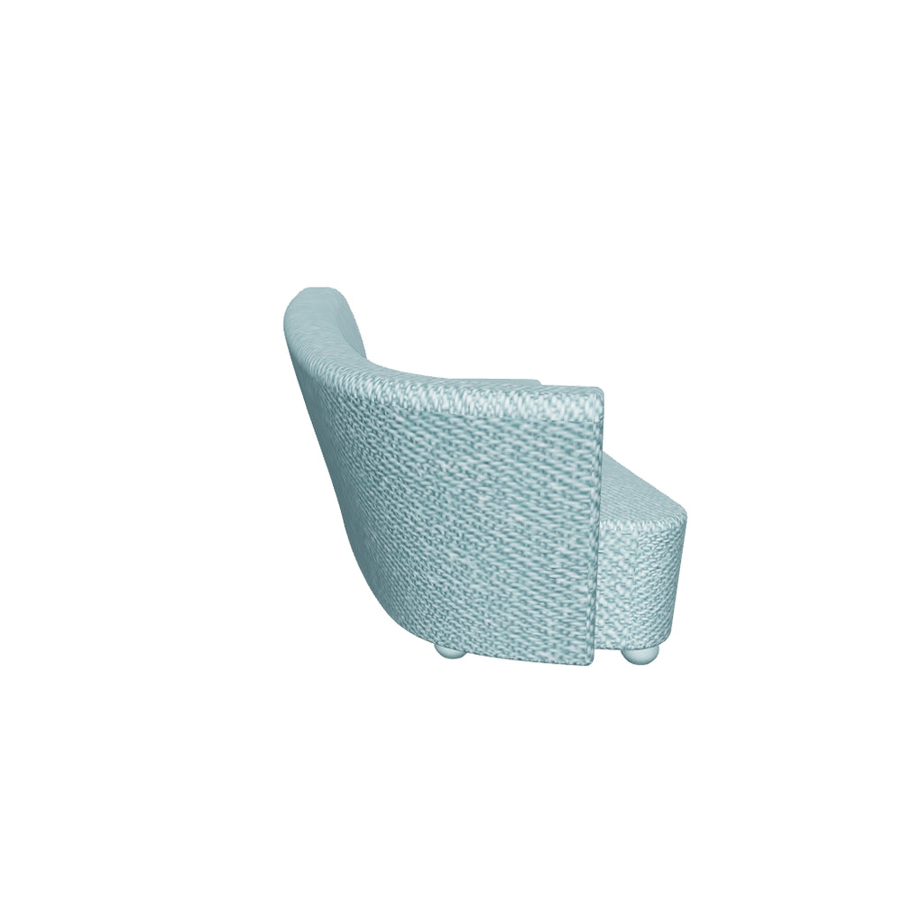 Right Side Two-Seater Sofa BAIA by Piero Angelo Orecchioni 2