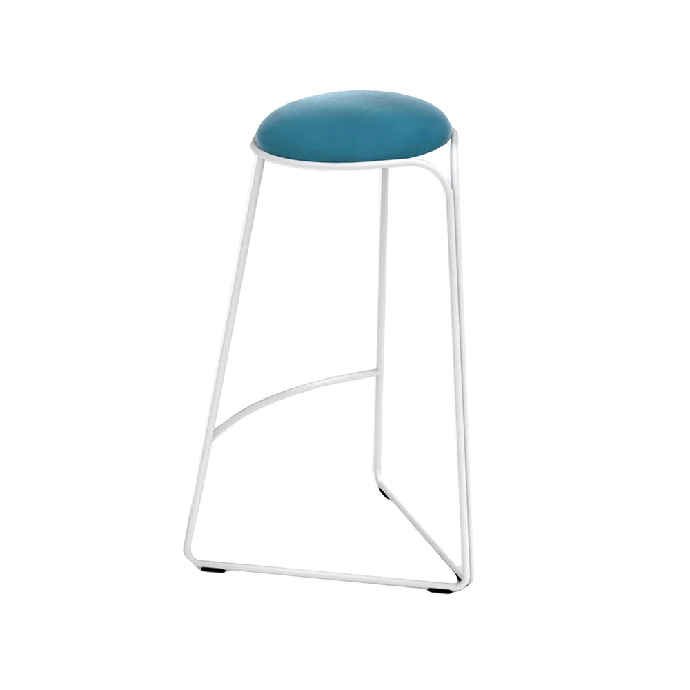 Upholstered FLOW HI Stool by Enrico Girotti 02