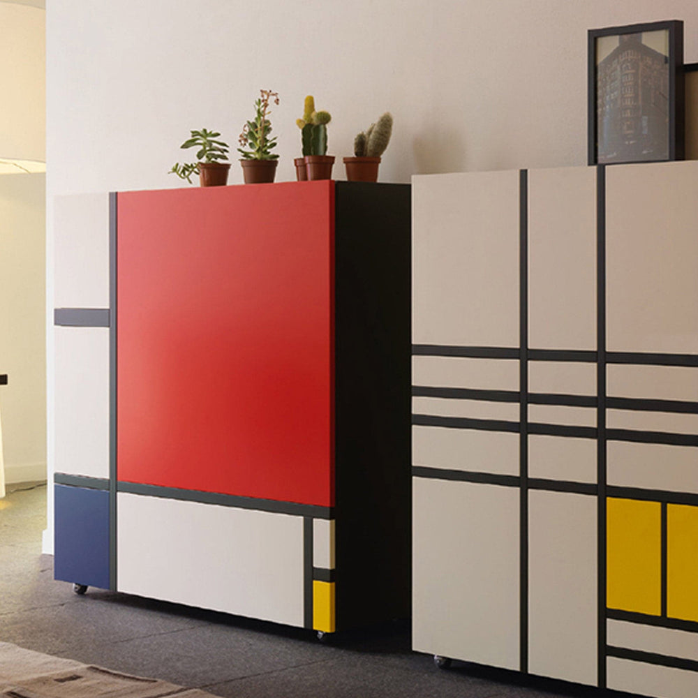 Cabinet HOMAGE 1 TO MONDRIAN by Shiro Kuramata for Cappellini 02