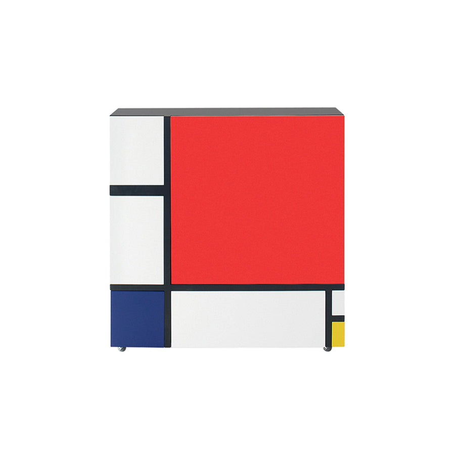 Cabinet HOMAGE 1 TO MONDRIAN by Shiro Kuramata for Cappellini 01