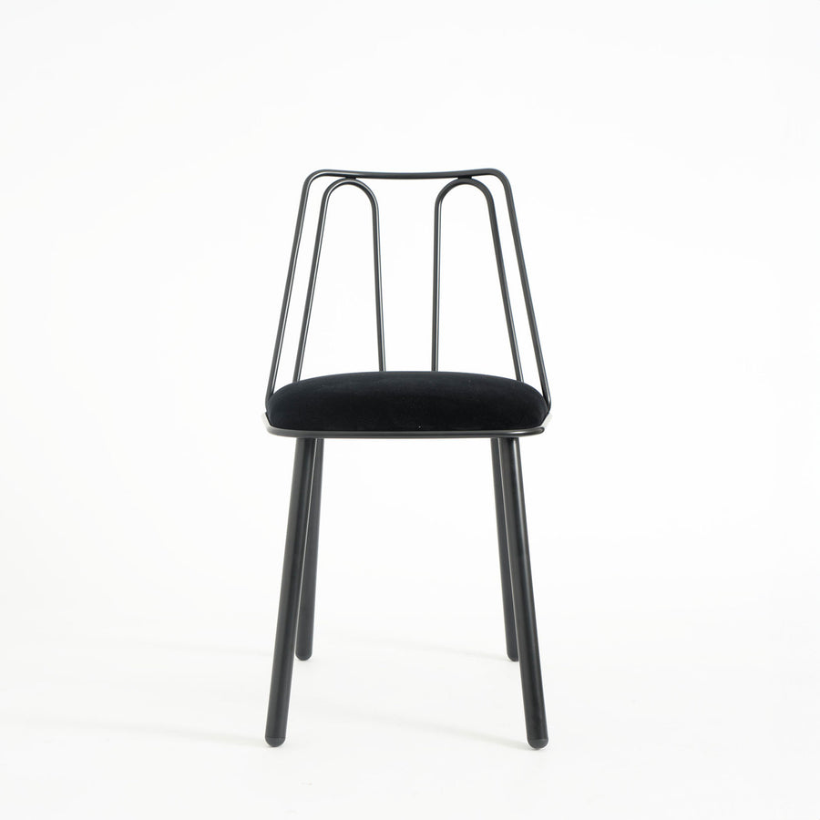 Steel Upholstered Chair CERTOSINA PIPE by Enrico Girotti for LapiegaWD 1