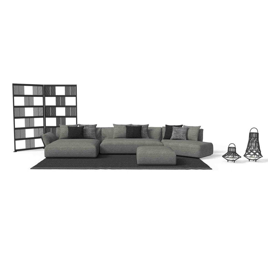 Outdoor Fabric Corner Sofa SCACCO by Ludovica + Roberto Palomba for Talenti 01