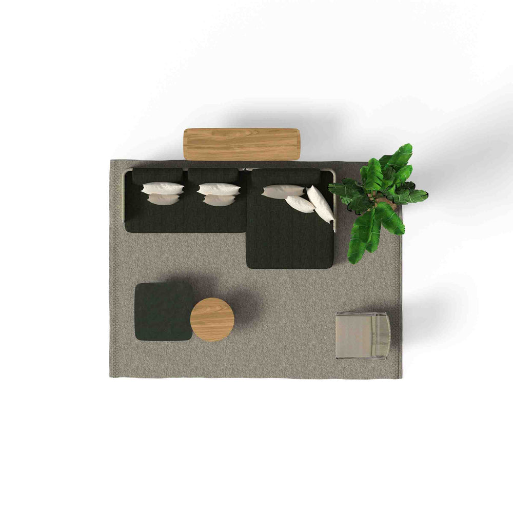 Outdoor Fabric Sectional Sofa with Daybed GEORGE by Ludovica + Roberto Palomba for Talenti 02
