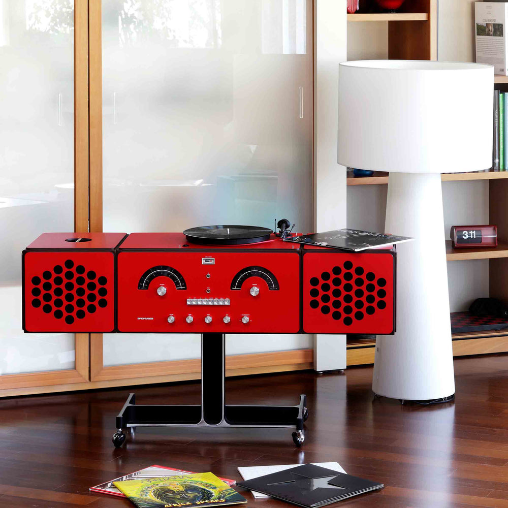Bluetooth Radio and Pro-Ject Turntable RADIOFONOGRAFO rr-226 fo-st by Achille & Pier Giacomo Castiglioni for Brionvega 04