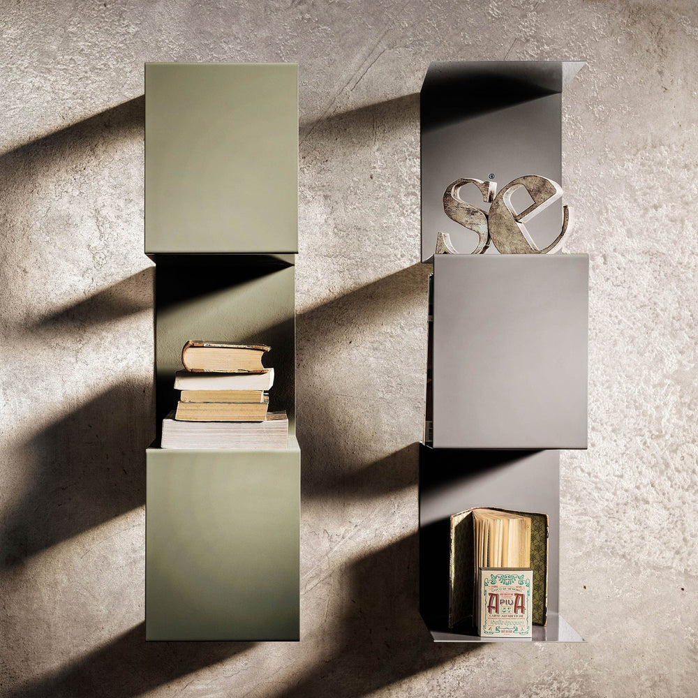 Steel Bookcase SEGMENTO COLOR MINI A by C. Cangia and G. Mazzardi 02
