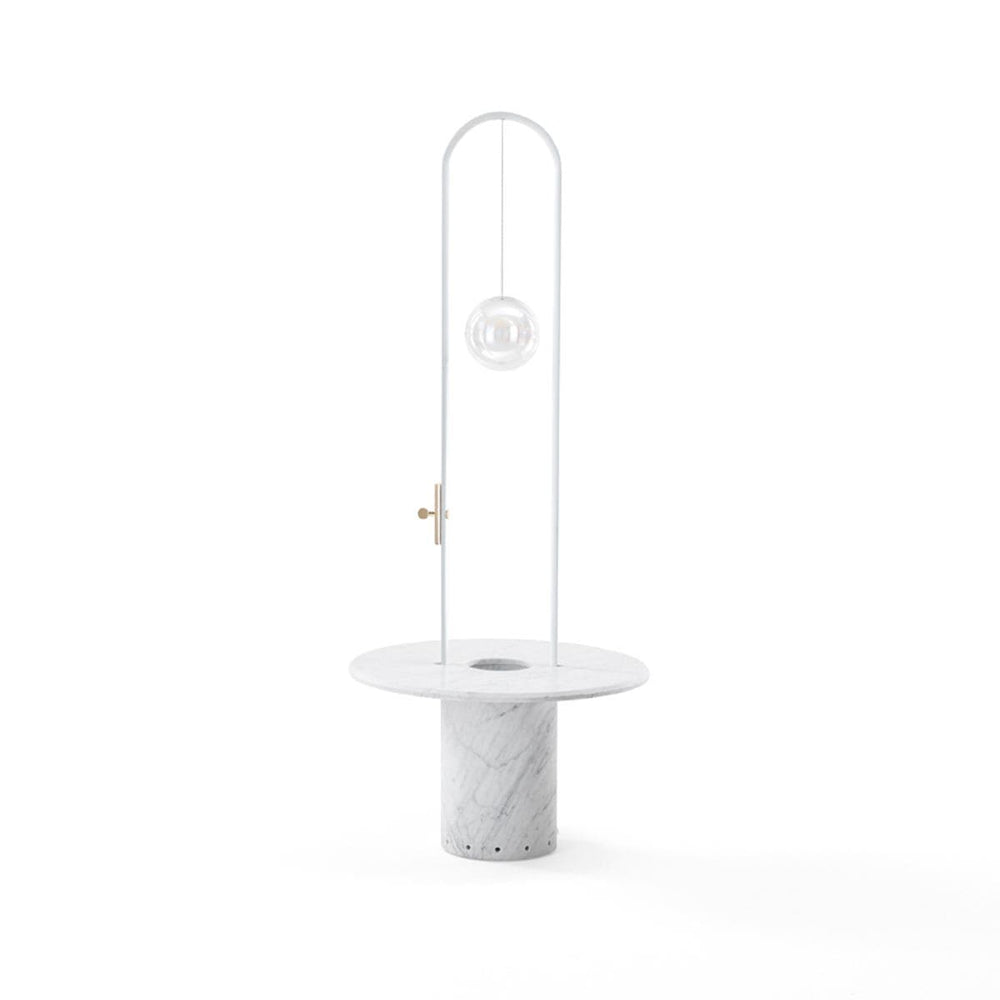 Side Table with Lamp SURANDE by Alessandro Zambelli 01