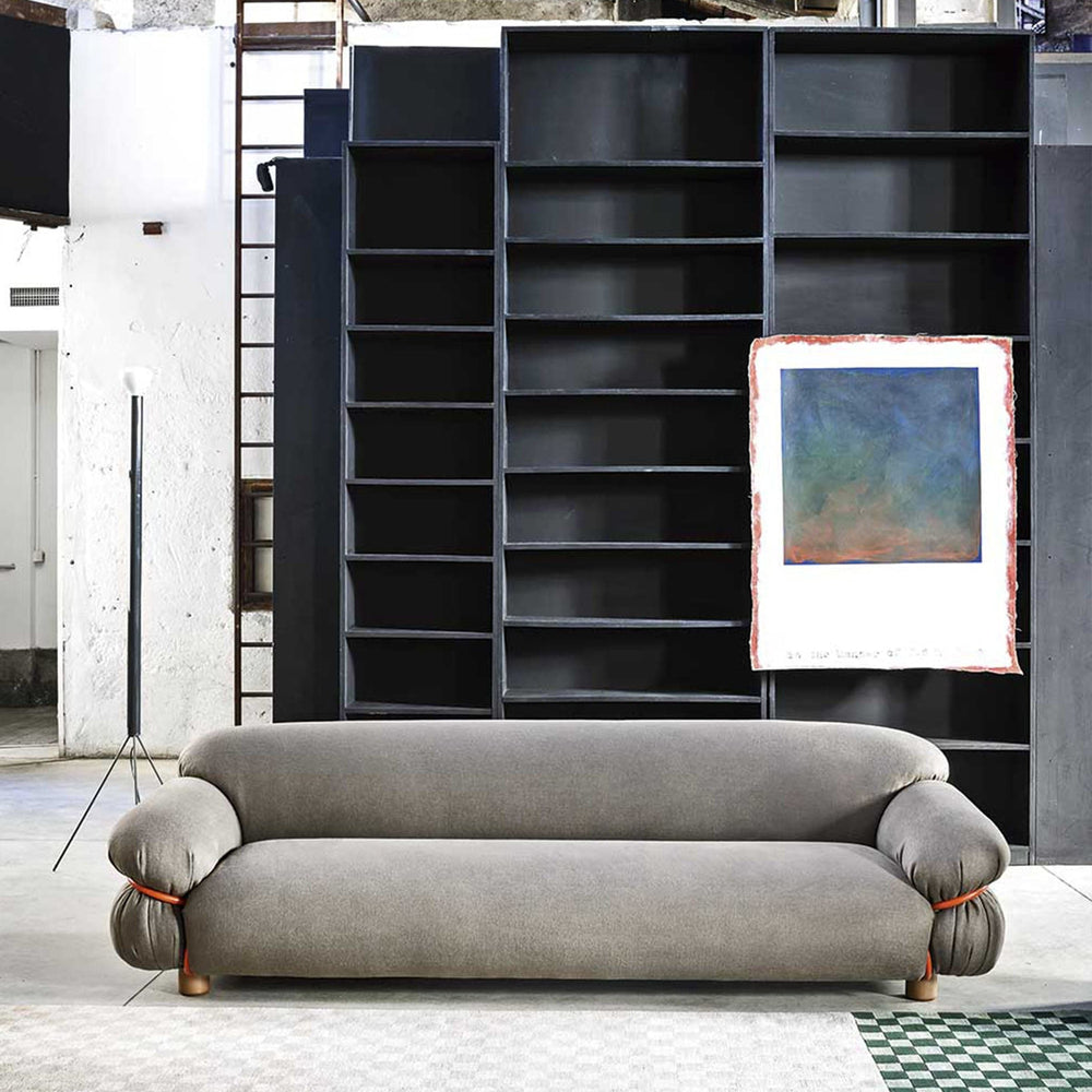 Fabric Three-Seater Sofa SESANN by Gianfranco Frattini for Tacchini 02