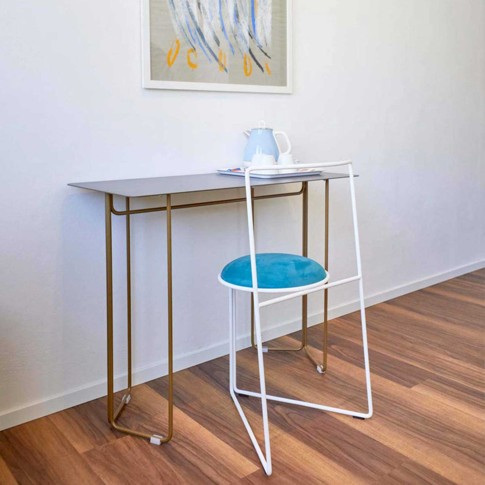 Steel Upholstered FLOW CHAIR by Enrico Girotti 03
